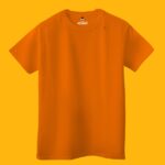 Plain Roundneck Tee - Orange