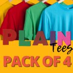 Plain Tees (Pack of 4)