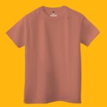 Plain Roundneck Tee -  Copper