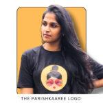 Classic unisex T-shirt with the bold Parishkaaree logo in vibrant text