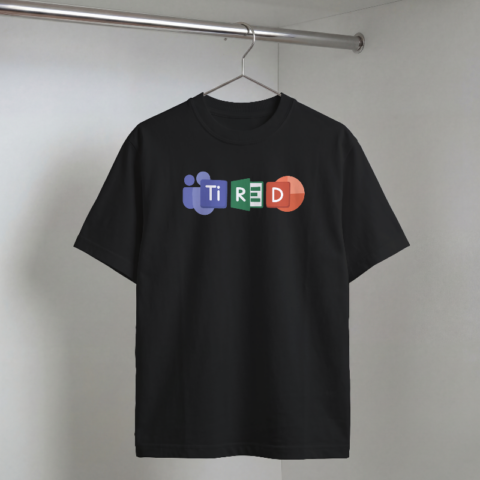 TIRED-Unisex Oversized Fit